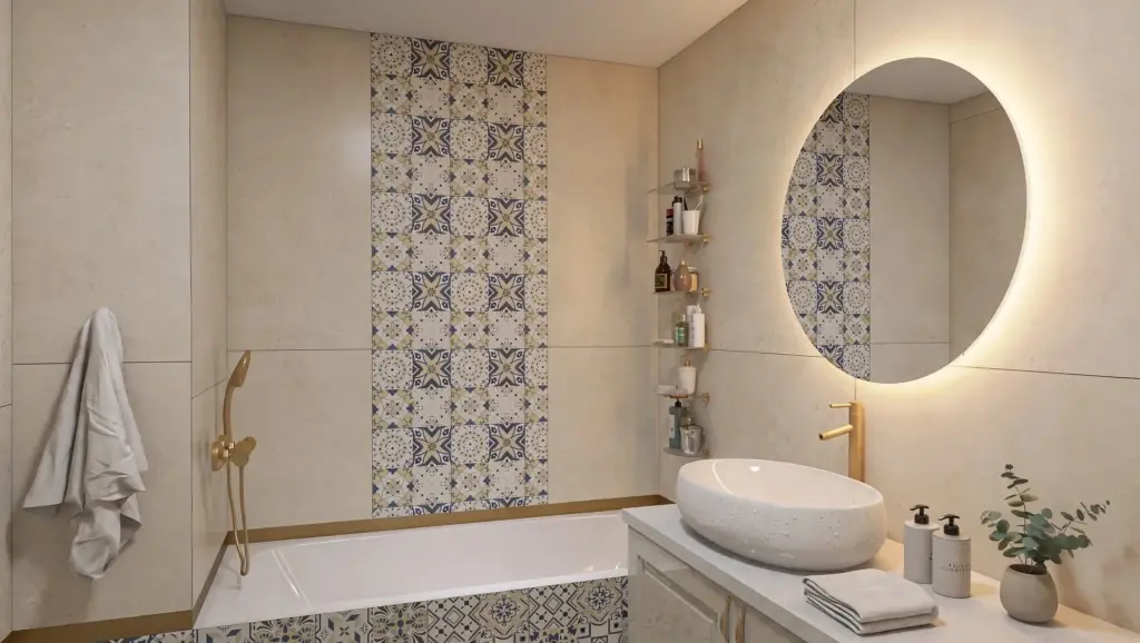 Bathroom Interiors – 3D render 7 of 7