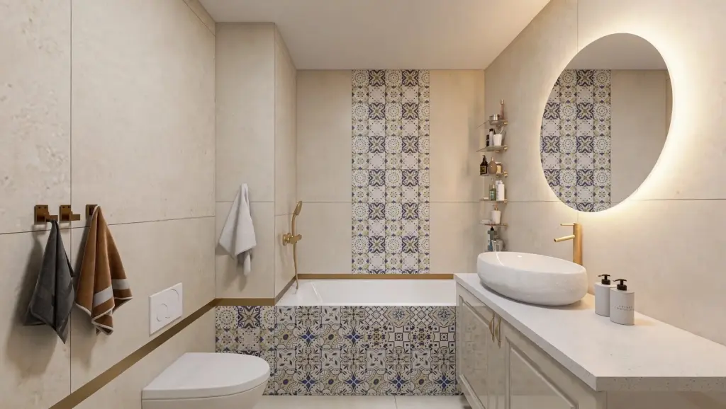 Bathroom Interiors – 3D render 6 of 7