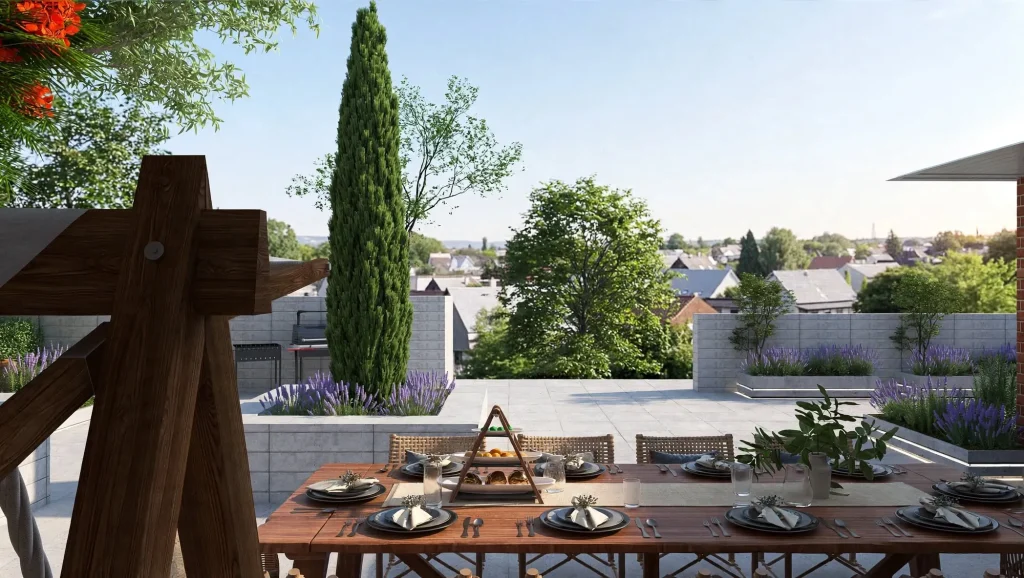 Garden & Terrace – 3D render 6 of 8
