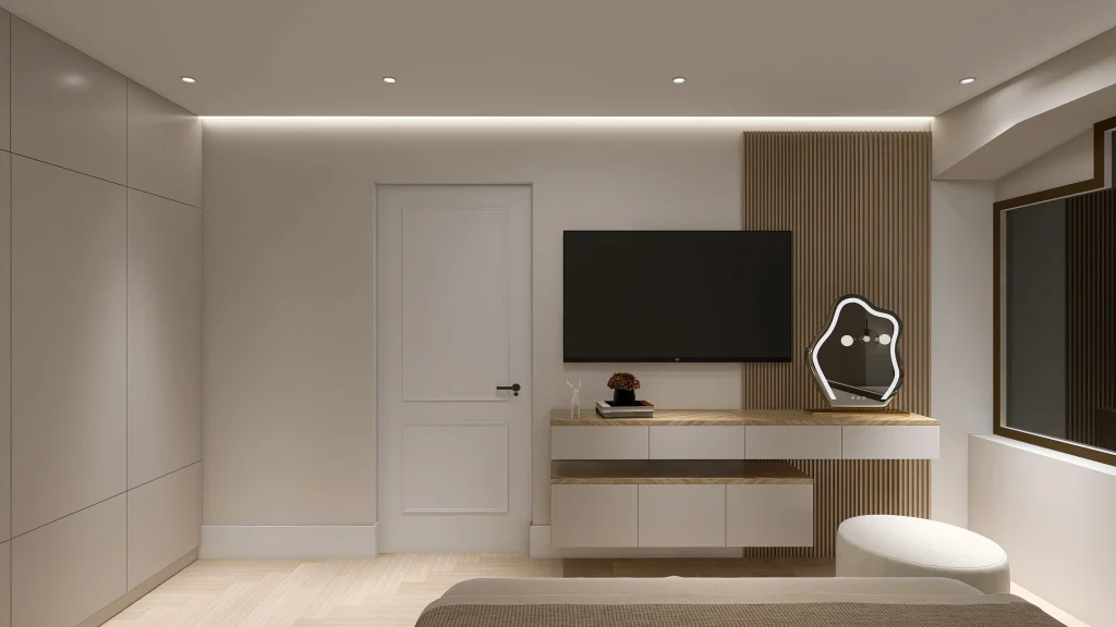 Bedroom Interiors – 3D render 8 of 11