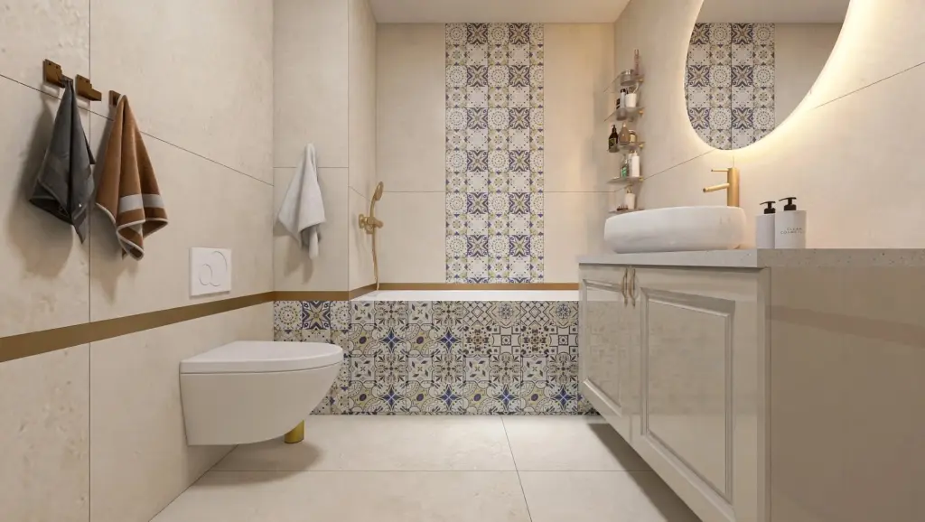 Bathroom Interiors – 3D render 5 of 7