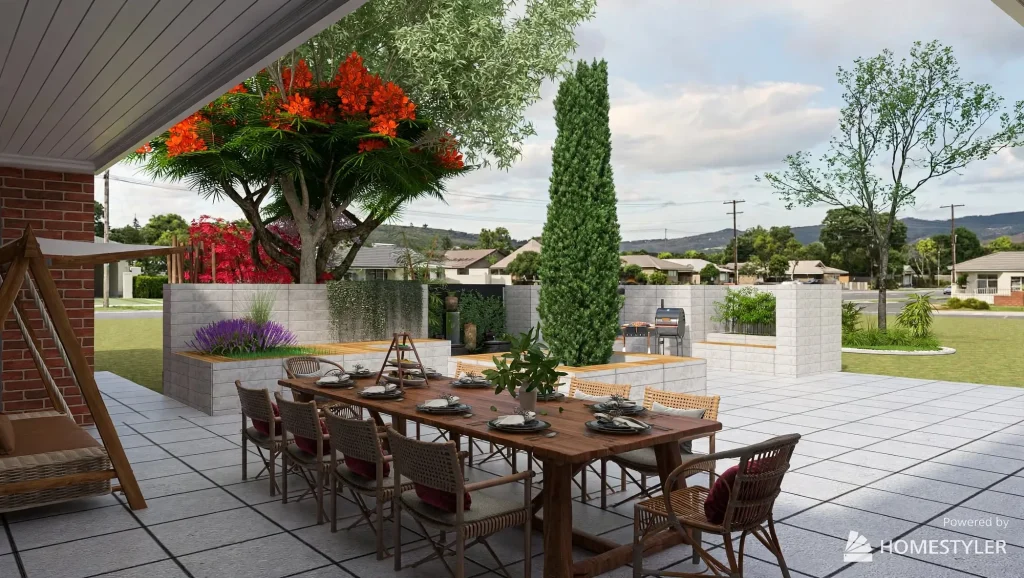 Garden & Terrace – 3D render 5 of 8