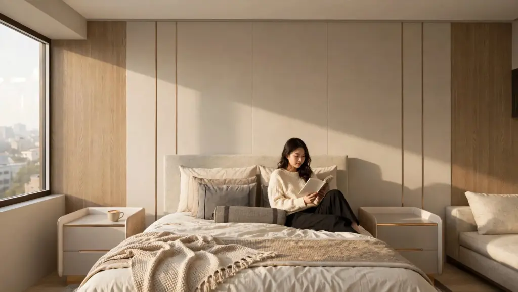 Luxury Master Bedroom – 3D render 5 of 6