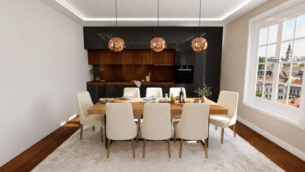 Living Room – 3D render 3 of 3