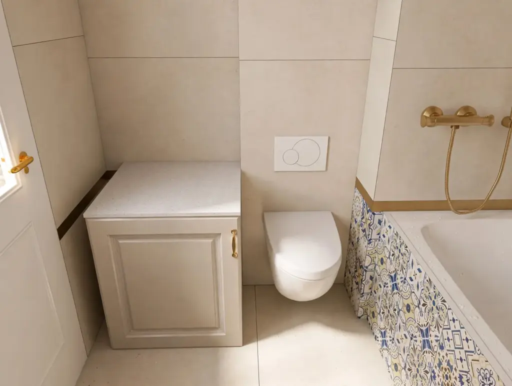 Bathroom Interiors – 3D render 3 of 7
