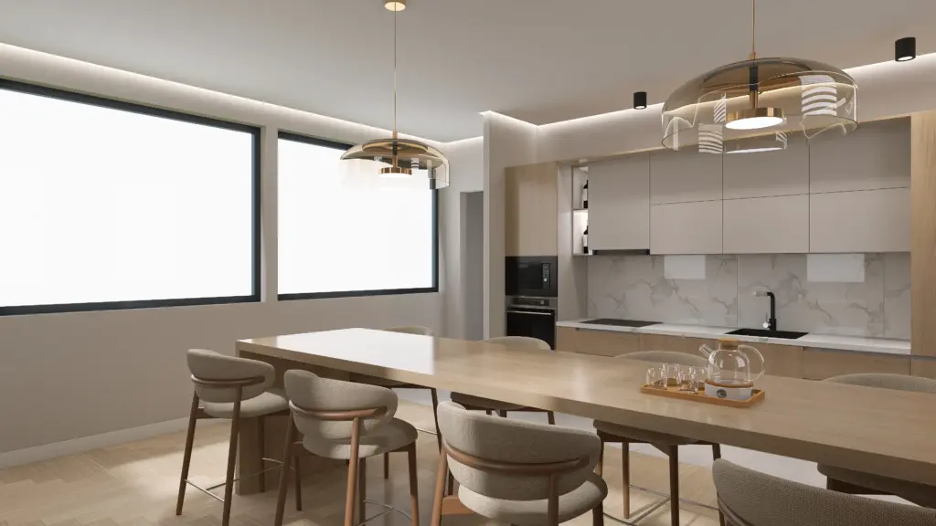 Modern Kitchen – interior 3D visualization by Zorica Beko