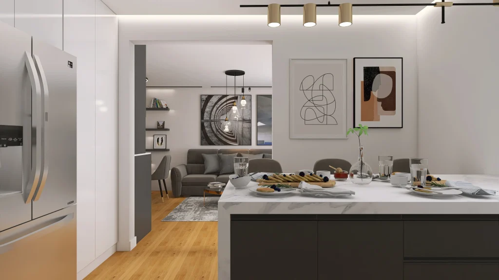 Complete Apartment – 3D render 10 of 28