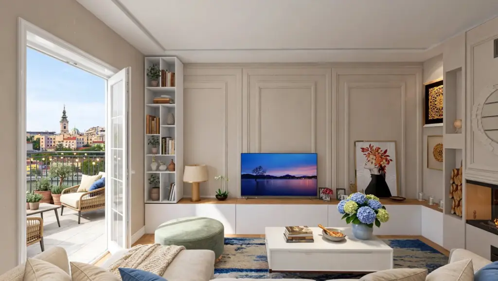 Living Room – interior 3D visualization by Zorica Beko