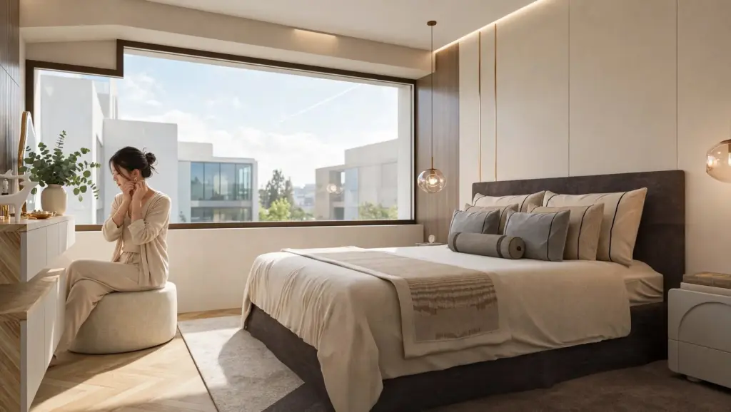 Luxury Master Bedroom – interior 3D visualization by Zorica Beko
