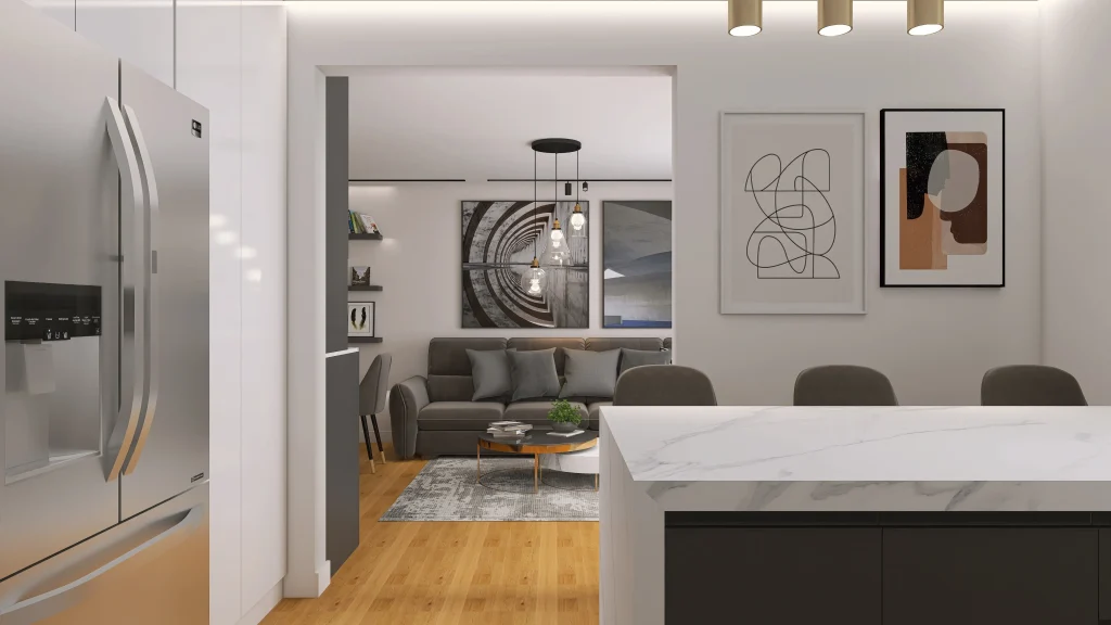 Complete Apartment – 3D render 7 of 28
