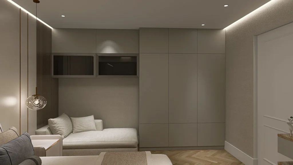 Bedroom Interiors – 3D render 6 of 11