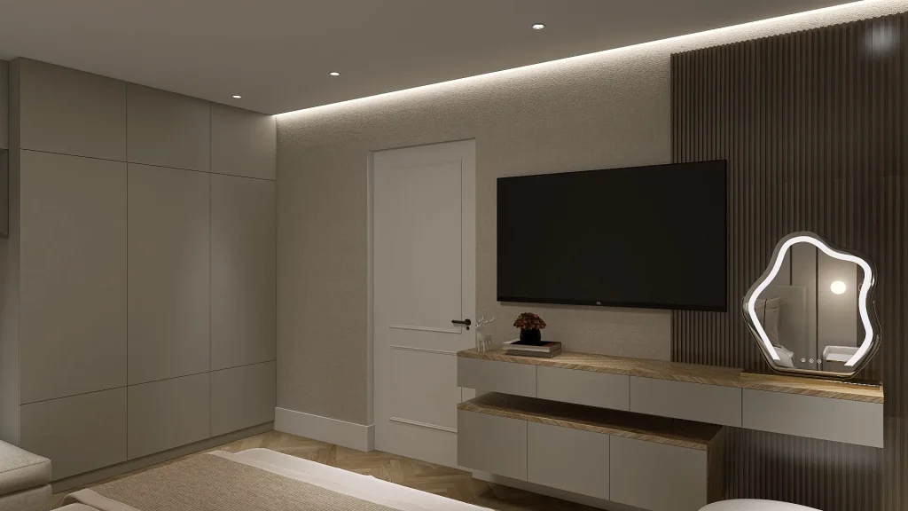 Bedroom Interiors – 3D render 5 of 11