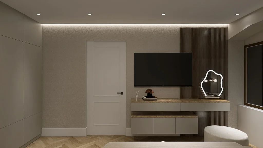 Bedroom Interiors – 3D render 4 of 11