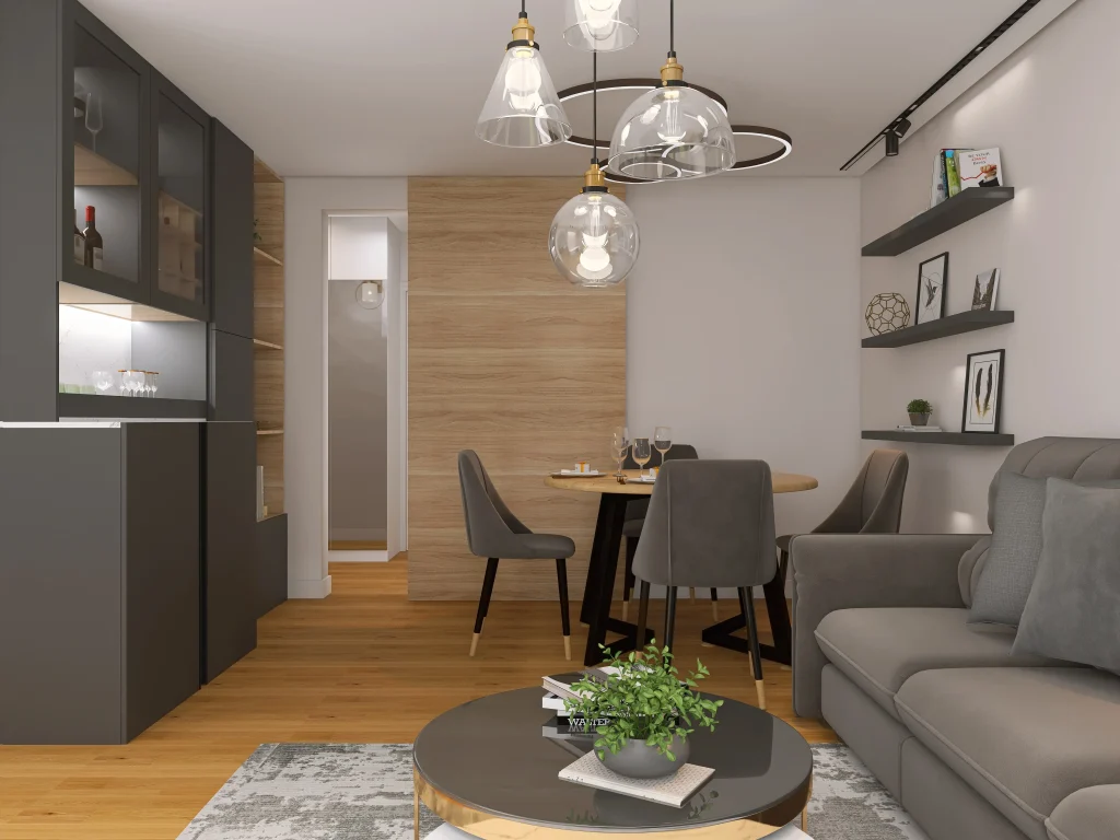 Complete Apartment – 3D render 3 of 28