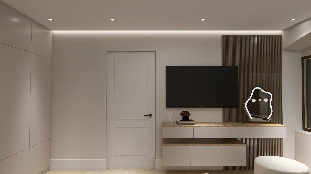 Bedroom Interiors – 3D render 2 of 11